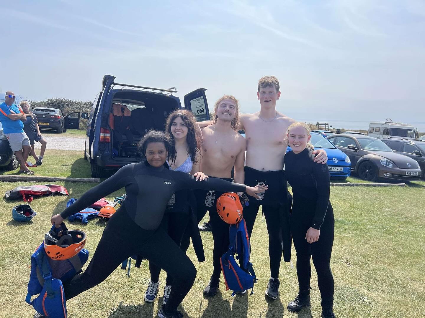 Sending these lot Coasteering and Cliff Jumping for a Welsh Ad! There’s a life they’ve got!! Well done Jelissa, Nerys, Rhys and Harvey! 🥳🥳