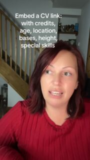 What to include when applying to an agency (if their books are open!!) you can check on spotlight if their books are open. (Ours are not- we open once yearly for own applications) I have started putting some handy advice for starting out in acting on TikTok in little short videos under the handle:  jks.management  I bulk record when I am able to!  #actors #southwales #talentagent