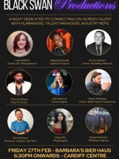 @blackswan_productions have organised a networking event this Friday!