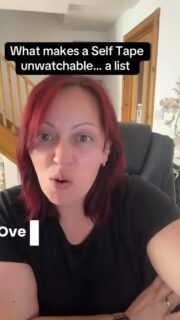 My self tape icks… MY opinion #actor #selftape #talentagent #welshactor