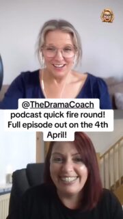 A little snippet of the podcast episode I did (while full of cold!) with Lisa @thedramacoach Absolutely loved chatting with Lisa! We have so much more to talk about too! Full Episode out on Spotify / Apple Podcasts - 4th April. Loads of free advice on both of our TikTok pages. I don’t tend to post them on Instagram as I use Instagram and Facebook for celebrating our actor vibes! #talentagent #dramacoach