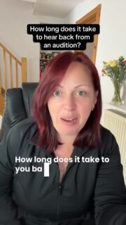 The golden question I get asked a LOT!!!!! That Rent song is playing in my head “525,600 minutes” or even a bit of Whitney “nothing, nothing”. So here’s the answer from me… #acting #talentagent #audition