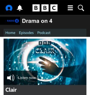 Out now on BBC radio 4 Clair with our wonderful Caitlin Ware playing Rhiannon! #bbc #bbcradiodrama #welshactor
